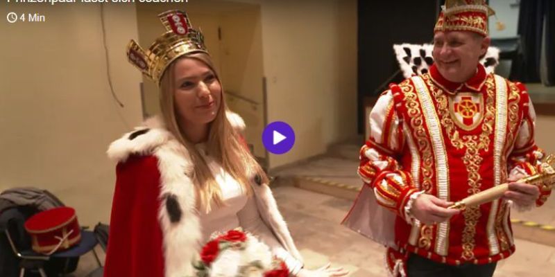 Onlinebeitrag der Landesschau Rheinland-Pfalz: Prinzenpaar l&auml;sst sich coachen