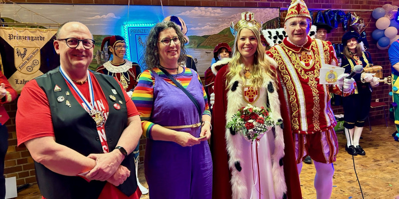 Besuch bei der Manöverparty der Cco-Prinzengarde Funken-Blau-Weiß